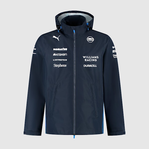 Chamarra impermeable para hombre réplica Williams Racing 2025, NAVY, extralarge