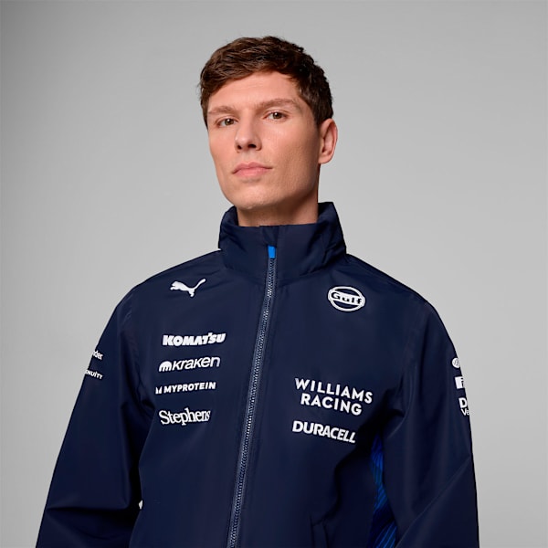 Williams Racing 2025 Replica Men's Rain Jacket, NAVY, extralarge