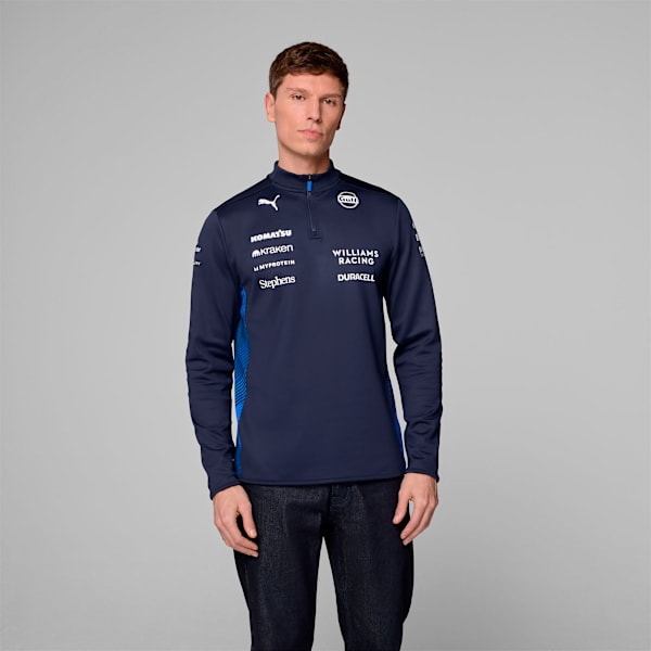 Williams Racing 2025 Replica 1/4 Zip Top Men, NAVY, extralarge-GBR