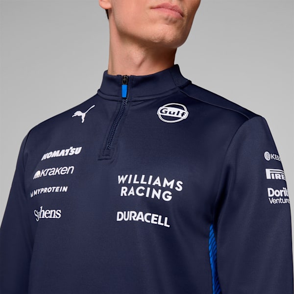 Williams Racing 2025 Replica 1/4 Zip Top Men, NAVY, extralarge-GBR
