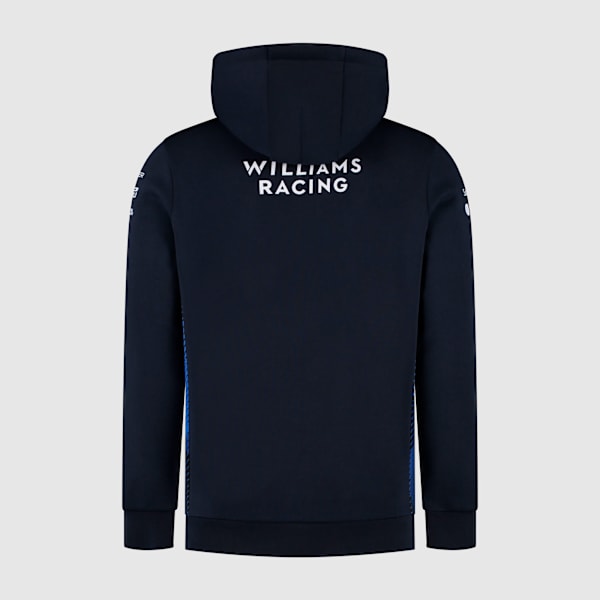 Sudadera con capucha para hombre réplica Williams Racing 2025, NAVY, extralarge