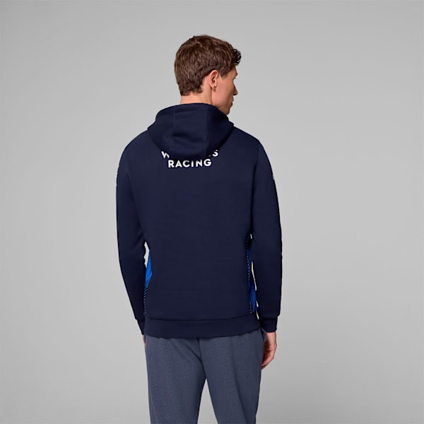 Sudadera con capucha para hombre réplica Williams Racing 2025, NAVY, extralarge