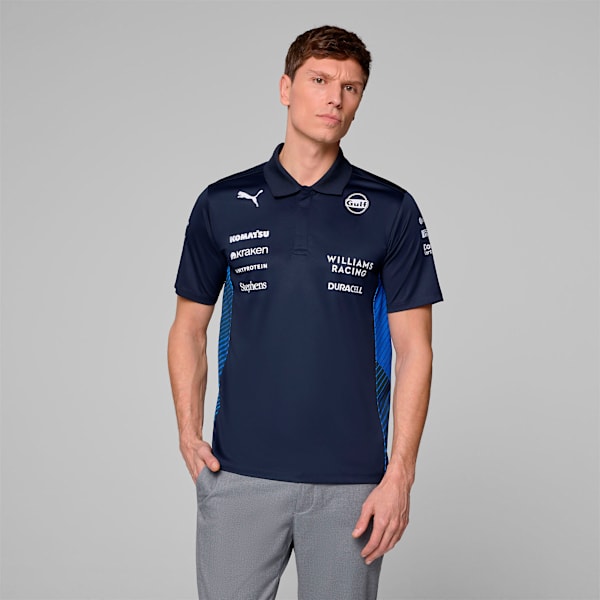 Wiliams Racing 2025 Replica Men's Polo, NAVY, extralarge