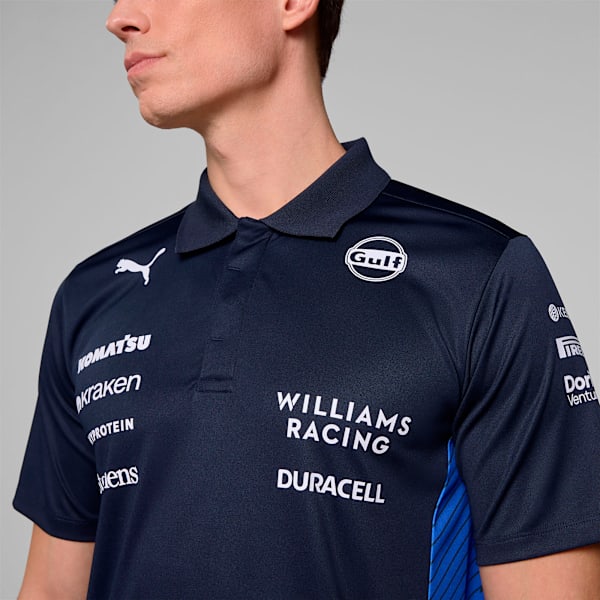 Wiliams Racing 2025 Replica Men's Polo, NAVY, extralarge