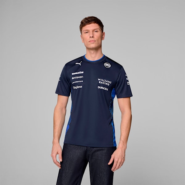Playera para hombre réplica Williams Racing 2025, NAVY, extralarge