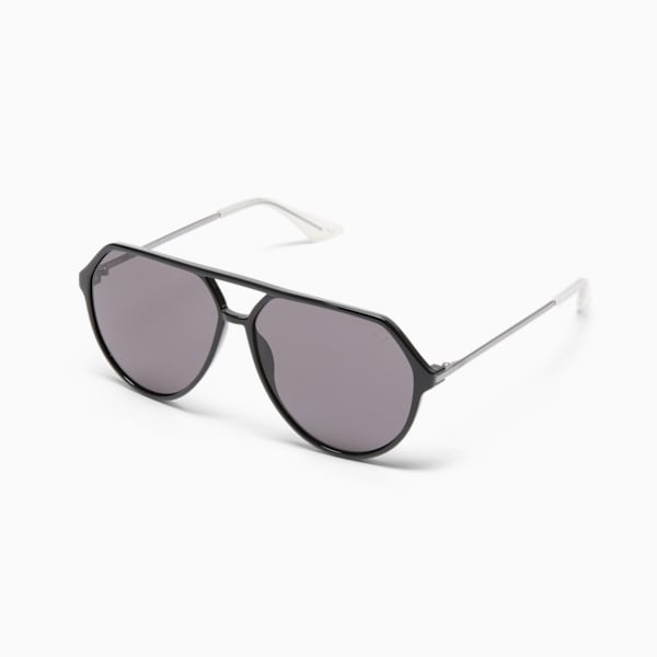 Nostalgia Lifestyle Sunglasses, Black Black Smoke, extralarge