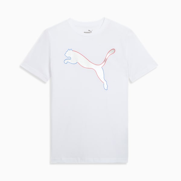 Power Pack Short Sleeve Big Kids' Tee, PUMA WHITE, extralarge