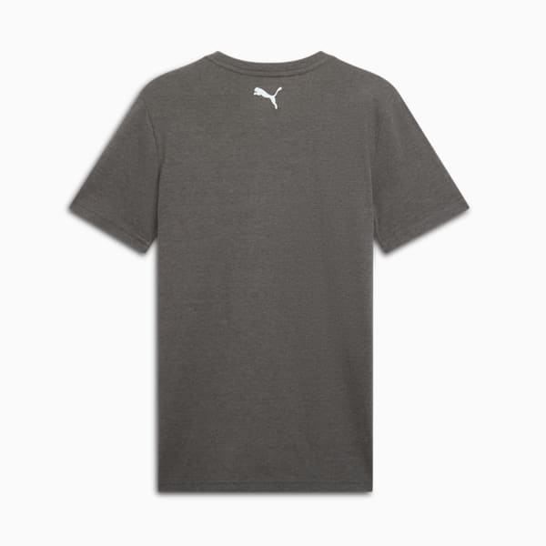 PUMA Logo Short Sleeve Big Kids' Tee, CHARCOAL HEATHER, extralarge