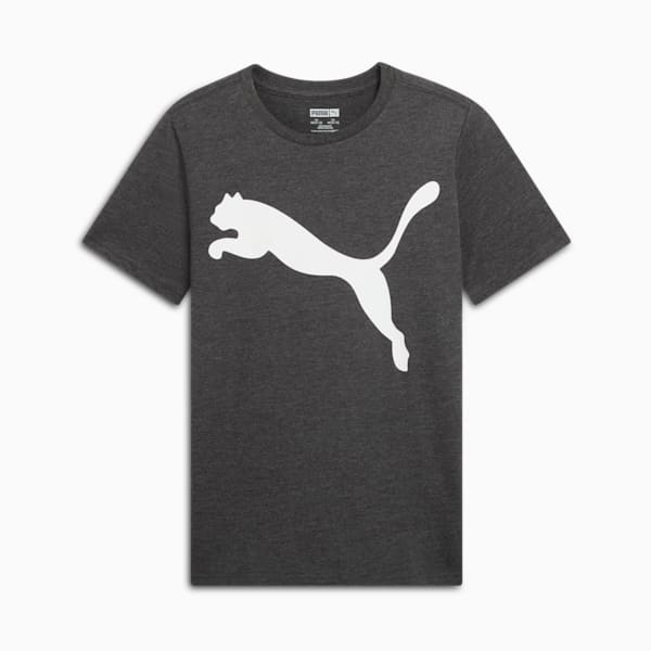 T-shirt à manches courtes Big Cat Enfant, BLACK HEATHER, extralarge