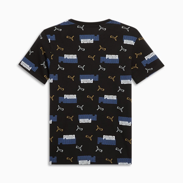 Logo Lab All Over Print Little Kids' Tee, PUMA BLACK, extralarge