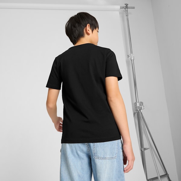 Logo Lab Short Sleeve Big Kids' Graphic Tee, PUMA BLACK, extralarge
