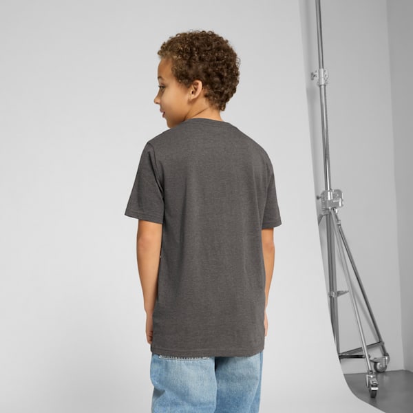 Logo Lab Short Sleeve Big Kids' Graphic Tee, CHARCOAL HEATHER, extralarge