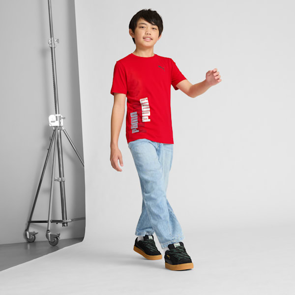 Logo Lab Pack Short Sleeve Big Kids' Graphic Tee, HIGH RISK RED, extralarge