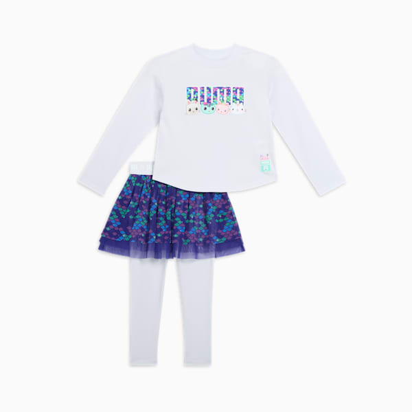 PUMA x GABBY'S DOLLHOUSE Little Kids' 2-Piece Set, SILVER MIST, extralarge