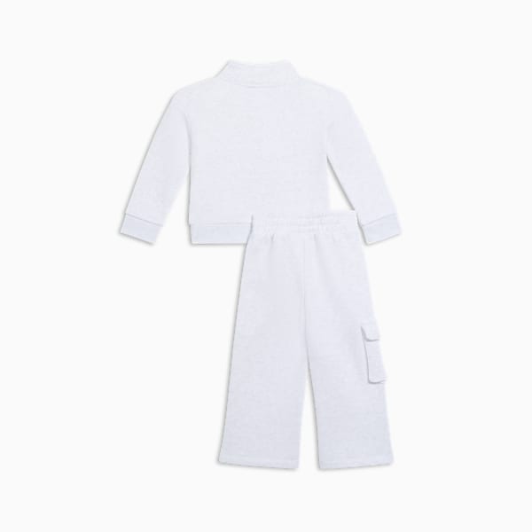 PUMA x GABBY'S DOLLHOUSE Toddlers' 2-Piece Set, WHITE HEATHER, extralarge