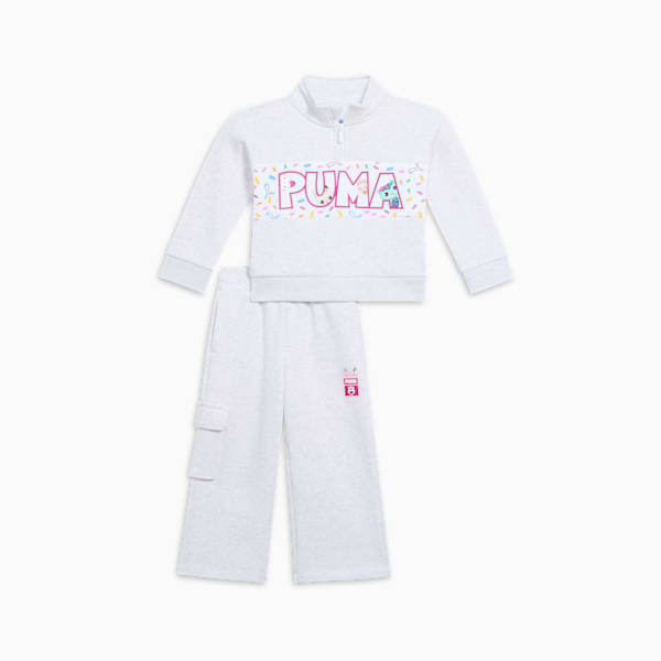 Puma x Gabby s Dollhouse Toddlers 2 Piece Set White Heather
