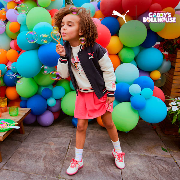 Juego de faldas de 2 piezas PUMA x GABBY DOLLHOUSE para niñas pequeñas, ALPINE SNOW, extralarge