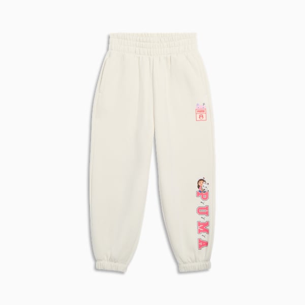 PUMA x GABBY'S DOLLHOUSE Little Kids' Sweatpants, ALPINE SNOW, extralarge