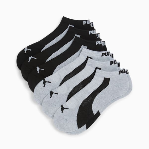 Calcetines cortos de felpa PUMA para hombre (paquete de 6), GREY / MULTI, extralarge