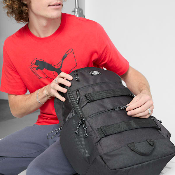 PUMA Hurdle Backpack, BLACK, extralarge