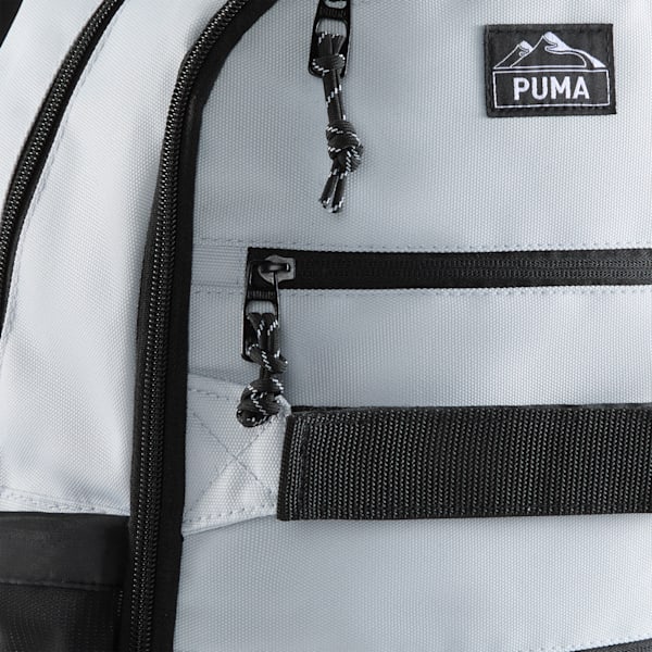 PUMA Hurdle Backpack, GREY/BLACK, extralarge