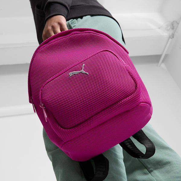 Mochila PUMA Mini Aura para mujer, DARK PINK, extralarge