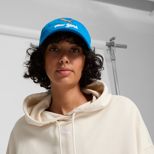 PUMA NYC JumpCat Cap, MEDIUM BLUE, extralarge