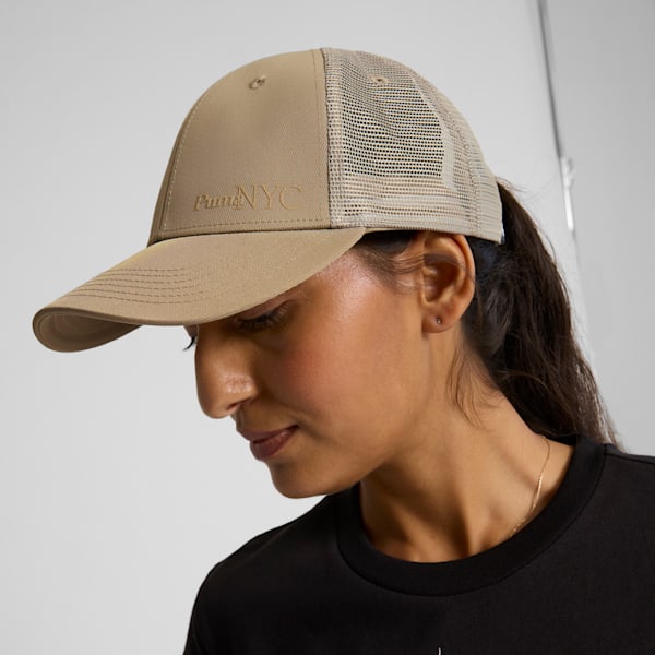 PUMA Endure NYC Trucker Cap, MEDIUM BEIGE, extralarge