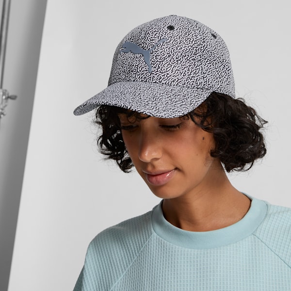 PUMA Long Run Cap, BLACK/WHITE, extralarge