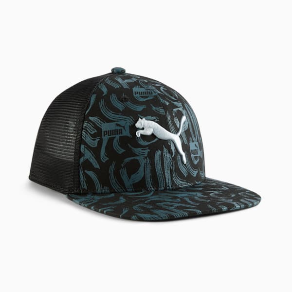 Revival Trucker Cap, BLACK, extralarge