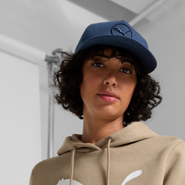 Generate Flat Brim Cap, NAVY, extralarge