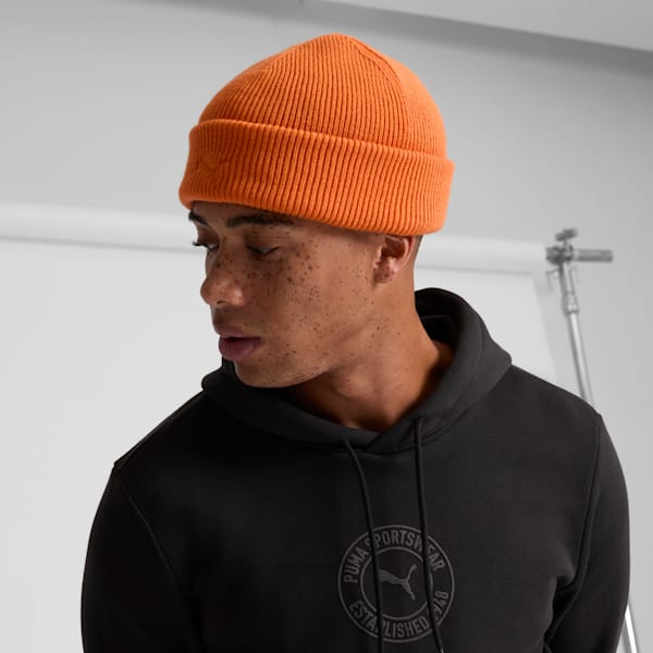Mini Cat Watchman Beanie, DARK ORANGE, extralarge