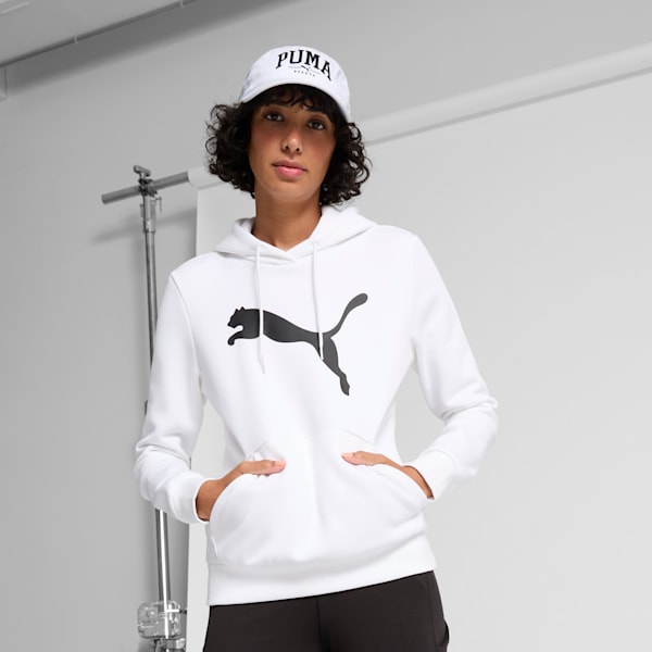 Gorra deportiva ajustable para mujer PUMA, WHITE, extralarge