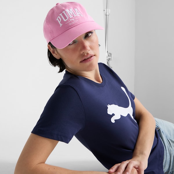 PUMA Sports Women's Adjustable Cap, DARK PINK, extralarge