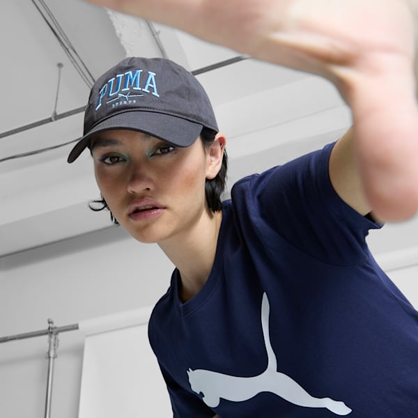 Gorra deportiva ajustable para mujer PUMA, DARK GREY, extralarge