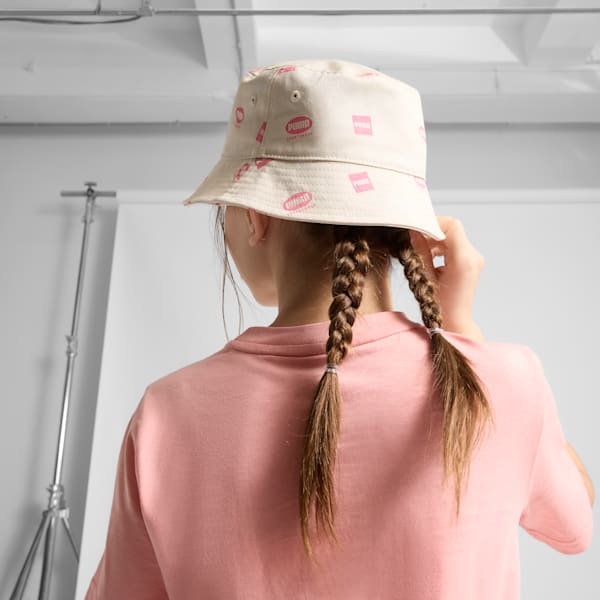 Big Kids' Bucket Cap, IVORY, extralarge