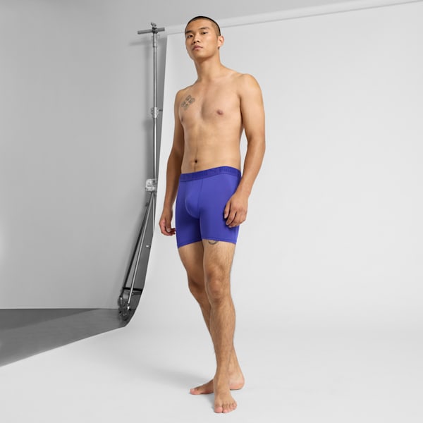 Men's Athletic Fit Boxer Briefs (3 Pack), BLUE, extralarge