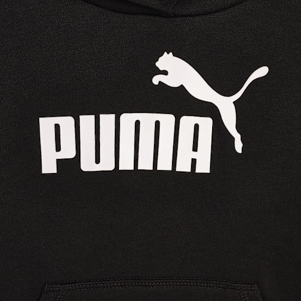 Sudadera con capucha para niños pequeños con logotipo Core Pack No.1, PUMA BLACK, extralarge