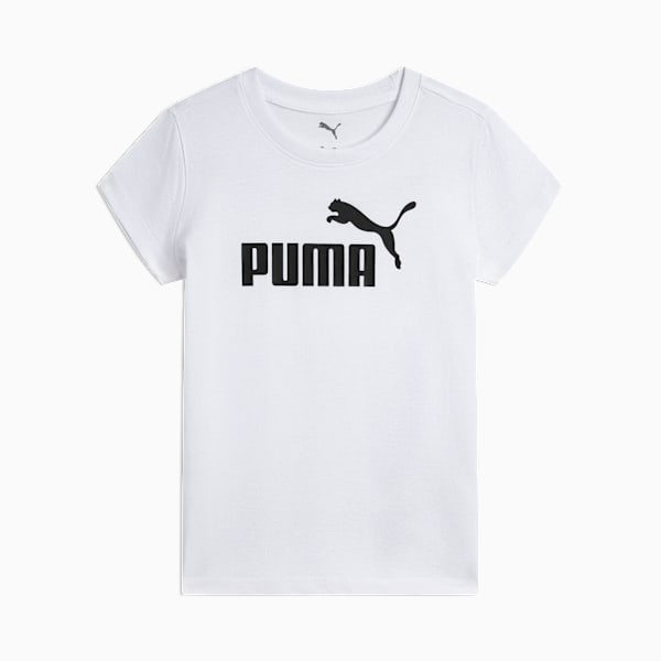 Core No. 1 Logo Little Kids' Tee, PUMA WHITE, extralarge