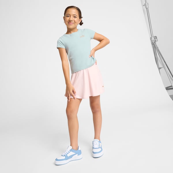 Playera recortada para niños grandes Class Act Big, FROSTED DEW, extralarge
