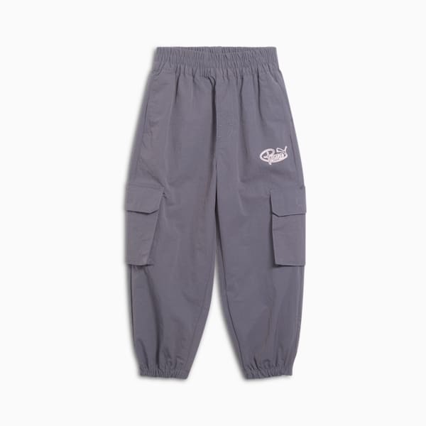 Pantalón cargo para niños Vibe Check, GALACTIC GREY, extralarge