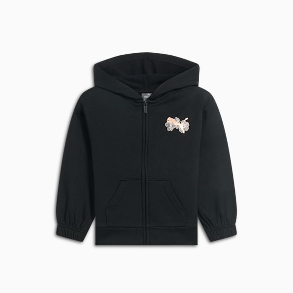 Class Act Little Kids' Full-Zip Hoodie, PUMA BLACK, extralarge