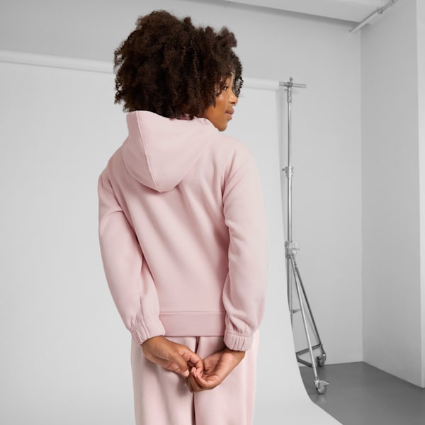 Class Act Big Kids' Full-Zip Hoodie, MAUVE MIST, extralarge