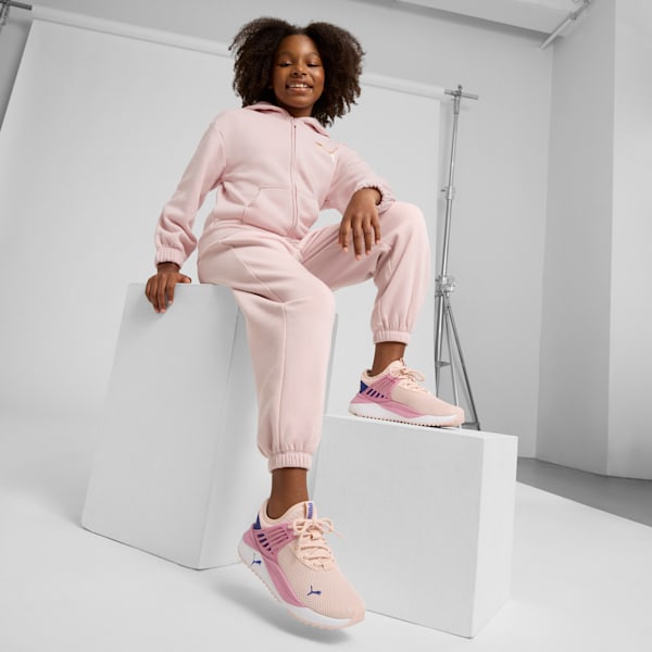 Class Act Big Kids' Full-Zip Hoodie, MAUVE MIST, extralarge