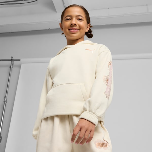 Sudadera con capucha para niños grandes Class Act, ALPINE SNOW, extralarge
