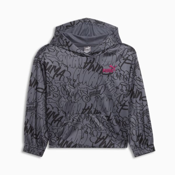 Chandail à capuchon Vibe Check Pack Enfant, PUMA BLACK, extralarge