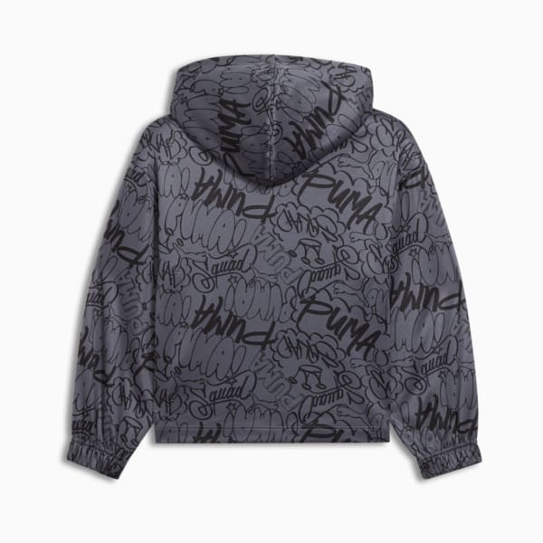 Sudadera con capucha Vibe Check Big Kids, PUMA BLACK, extralarge