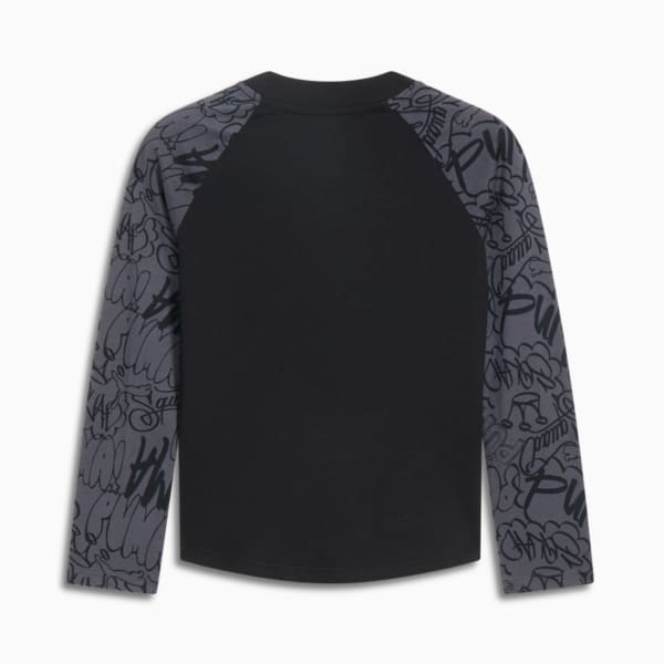 Maillot à manches longues Vibe Check Pack Enfant et adolescent, PUMA BLACK, extralarge