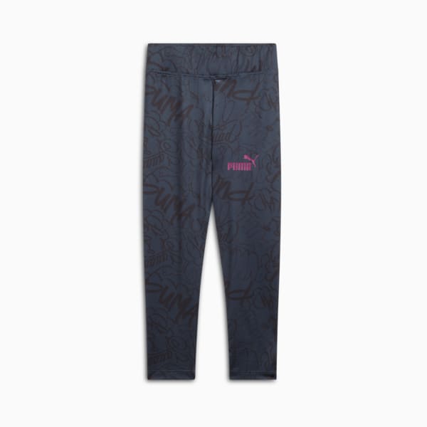 Vibe Check Little Kids' Leggings, PUMA BLACK, extralarge
