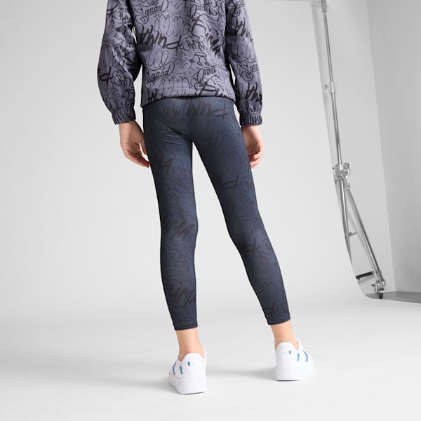 Mallas Vibe Check para niños grandes, PUMA BLACK, extralarge